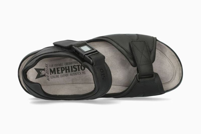 MEPHISTO MEN'S SHARK FIT-BLACK