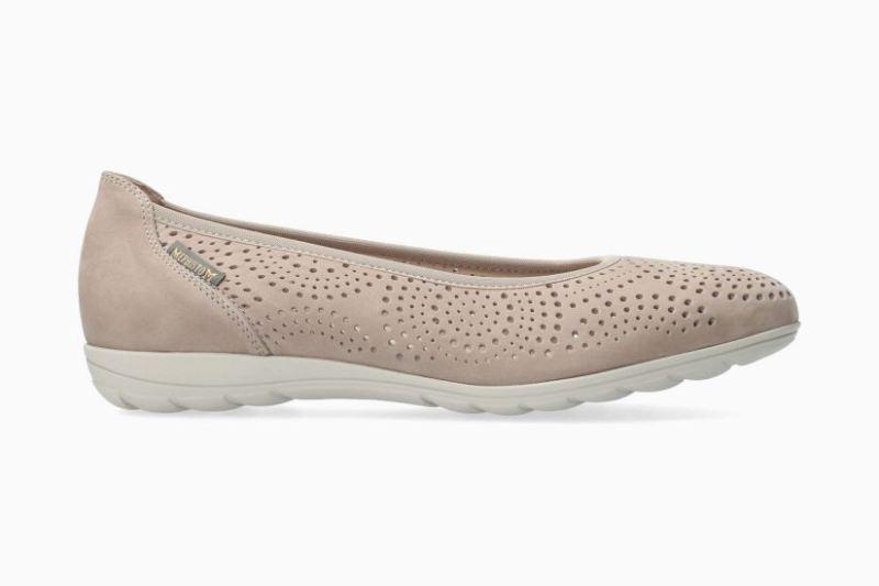 MEPHISTO WOMEN'S ELSIE PERF-LIGHT TAUPE - Click Image to Close