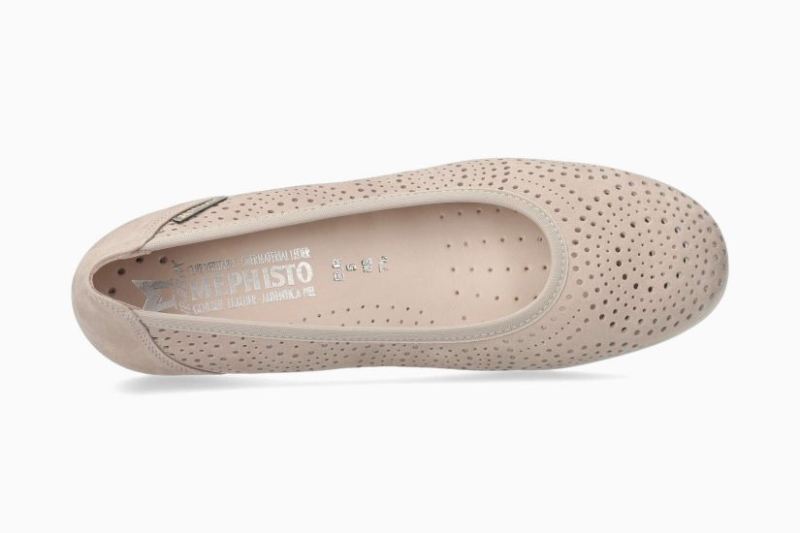 MEPHISTO WOMEN'S ELSIE PERF-LIGHT TAUPE