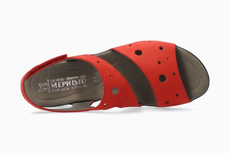 MEPHISTO WOMEN'S PHIBY PERF-SCARLET