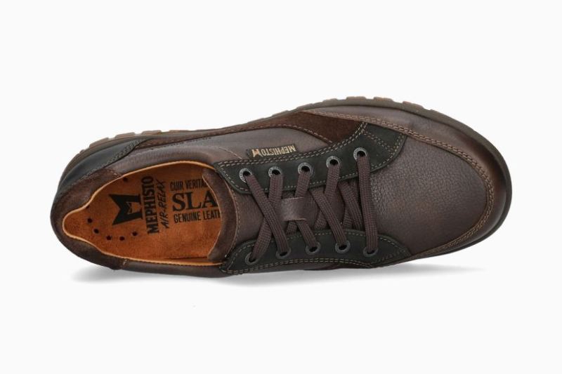 MEPHISTO MEN'S PACO-DARK BROWN