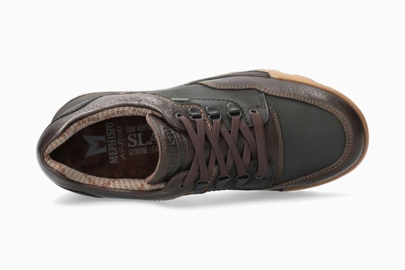 MEPHISTO MEN'S WESLEY GT-DARK BROWN