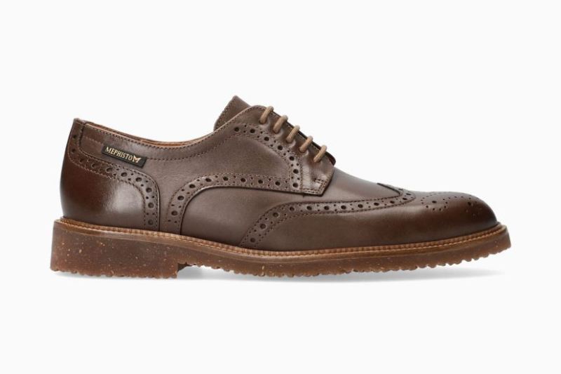 MEPHISTO MEN'S PIERS-DARK BROWN - Click Image to Close