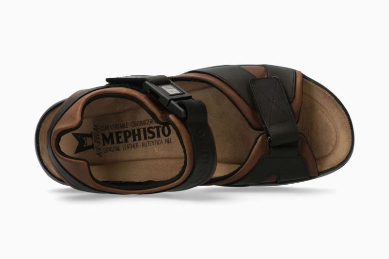 MEPHISTO MEN'S SHARK FIT-DARK BROWN