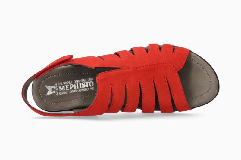 MEPHISTO WOMEN'S PRALINE-SCARLET